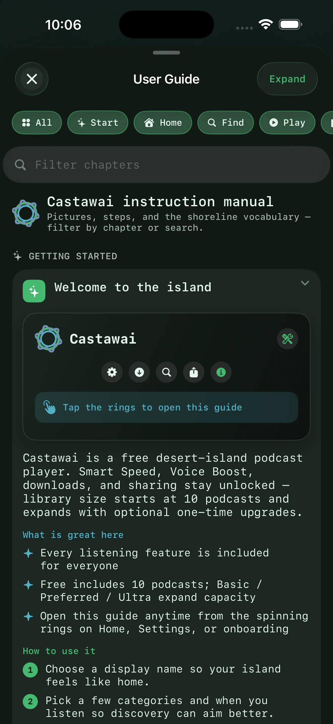 Castawai Podcast Player gallery image