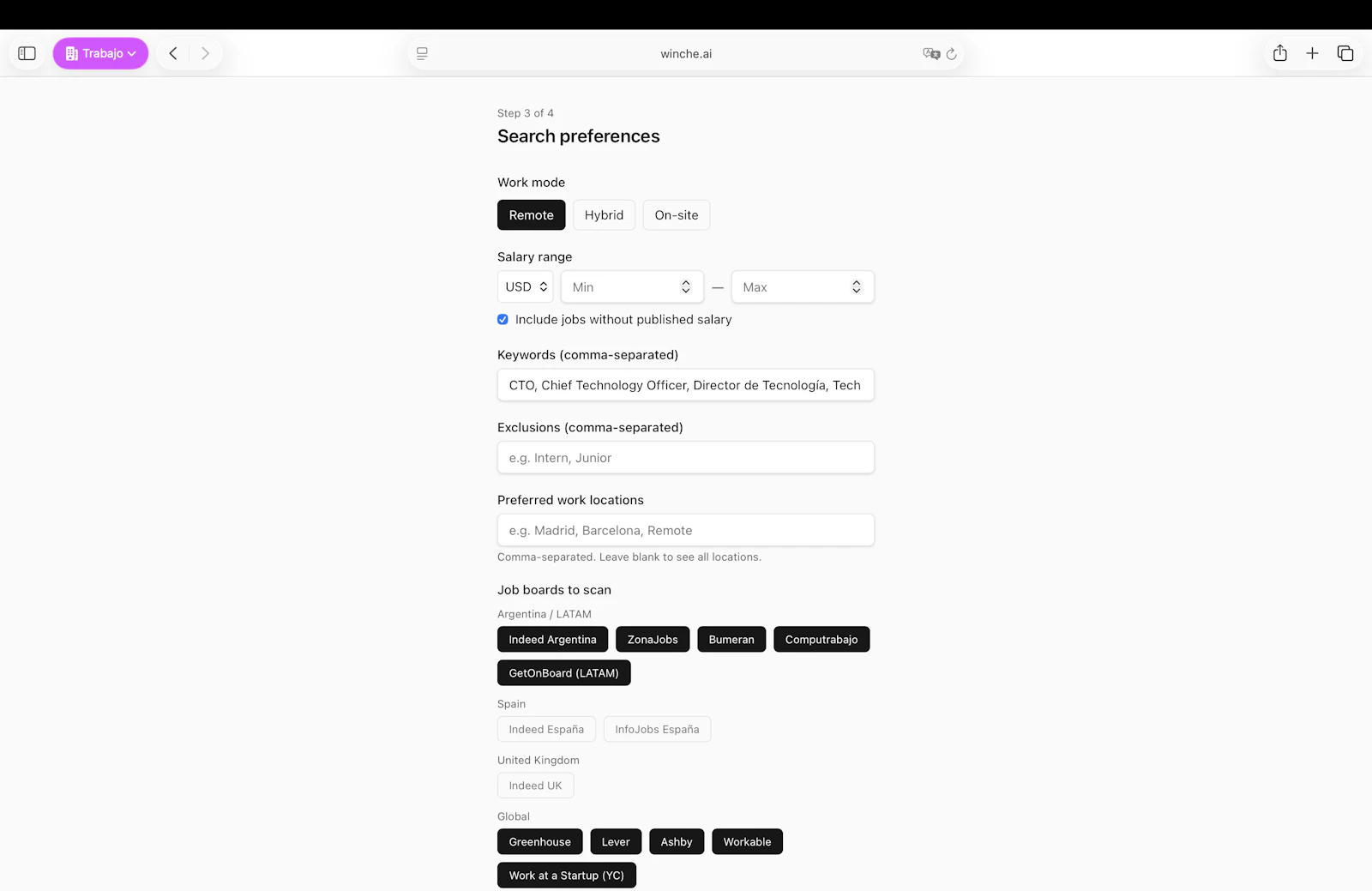 Winche screenshot 4
