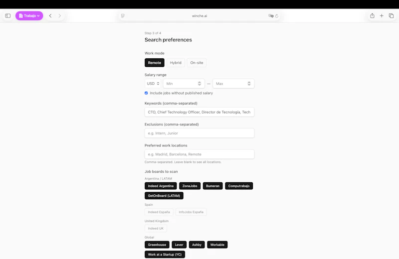 Winche screenshot 4