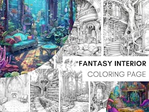 Escape into Enchantment:Magical Coloring gallery image