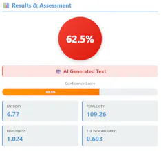 Free ai text detector gallery image