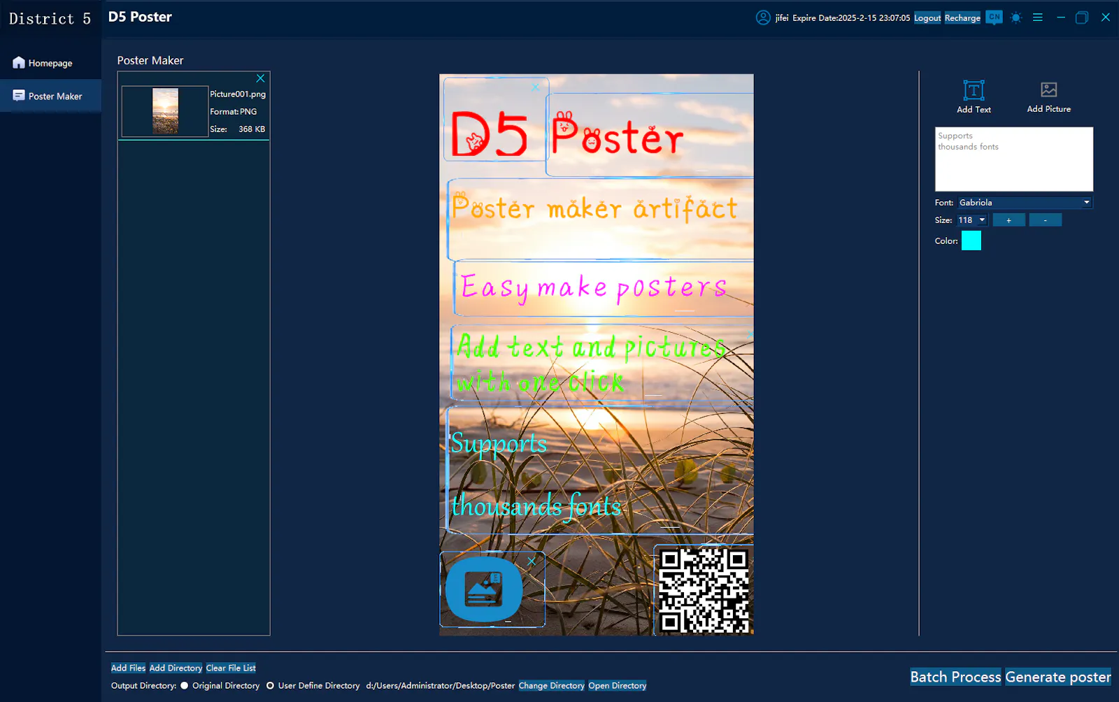 D5 Poster screenshot 4