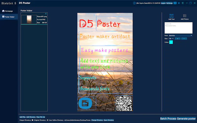 D5 Poster screenshot 4