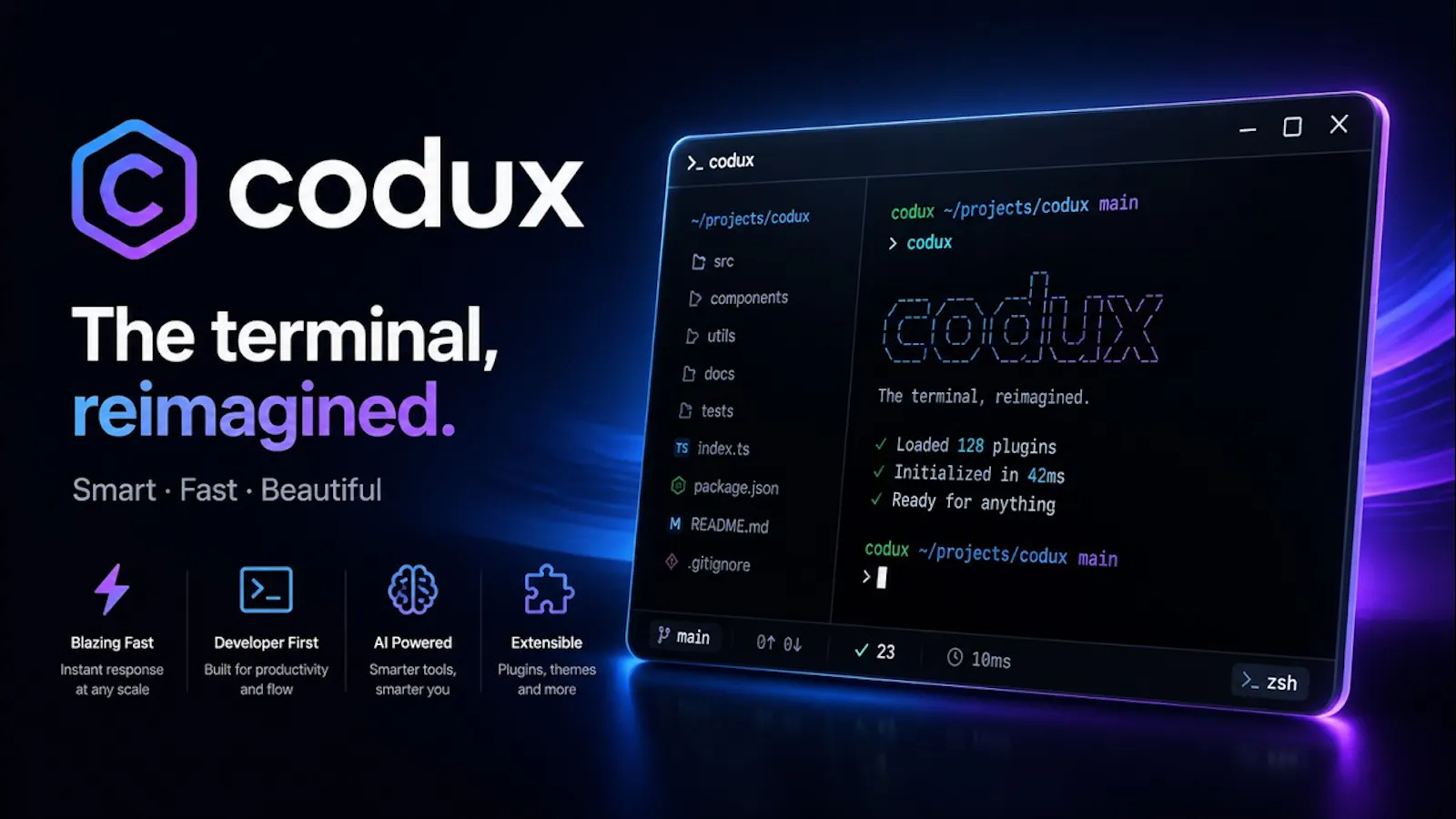 Codux screenshot 1 (video preview)