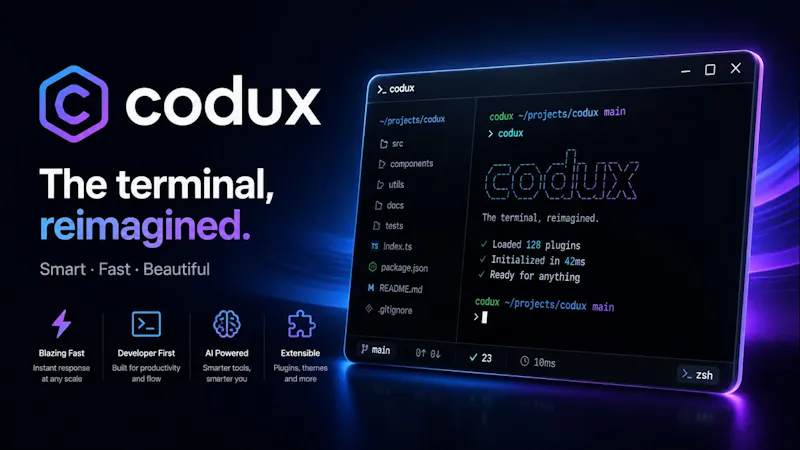 Codux screenshot 1 (video preview)