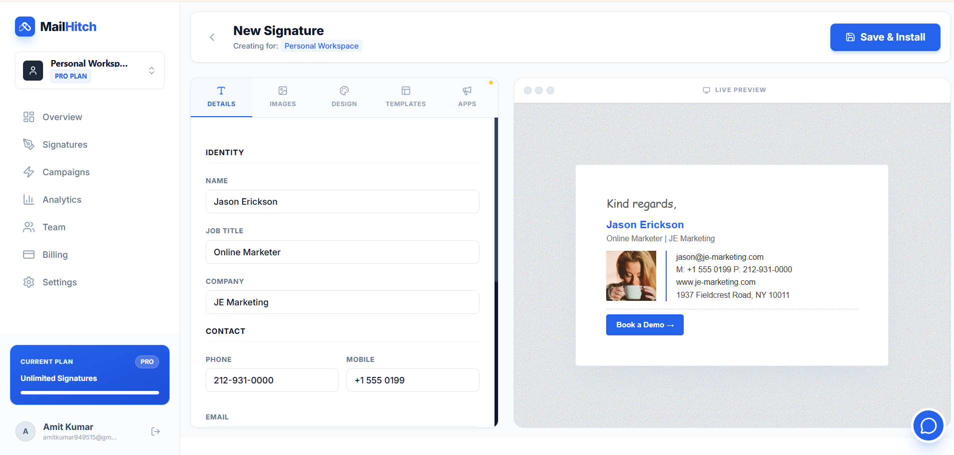 Mailhitch - Screenshot 3 showing product features and functionality