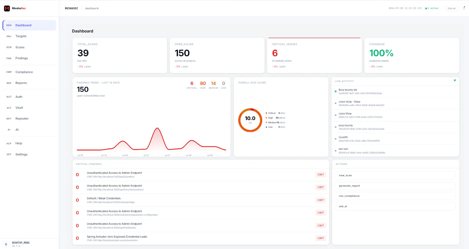 MeshaSec screenshot 1