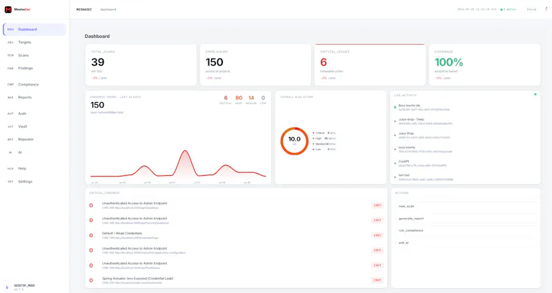 MeshaSec screenshot 1
