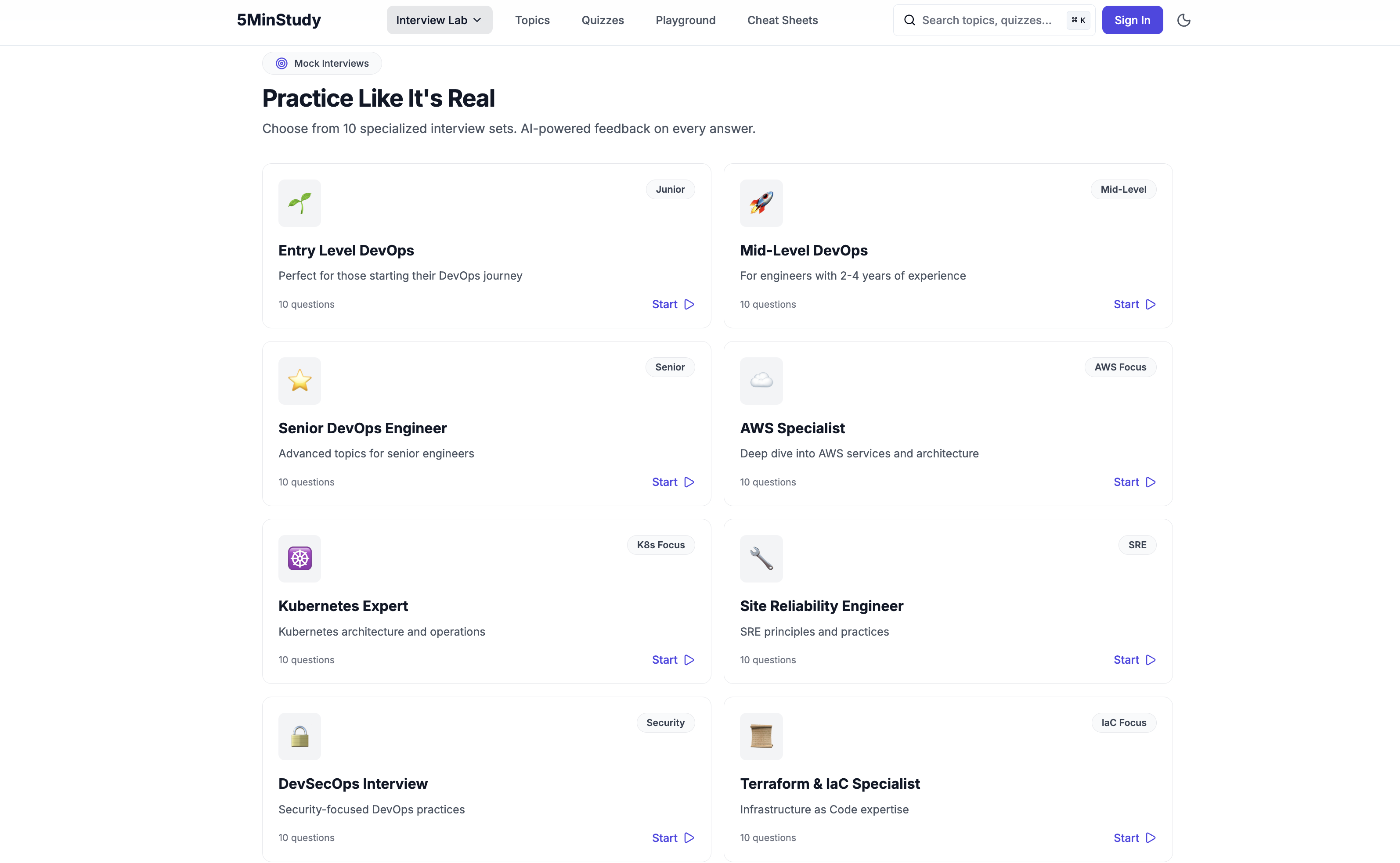 5MinStudy gallery image