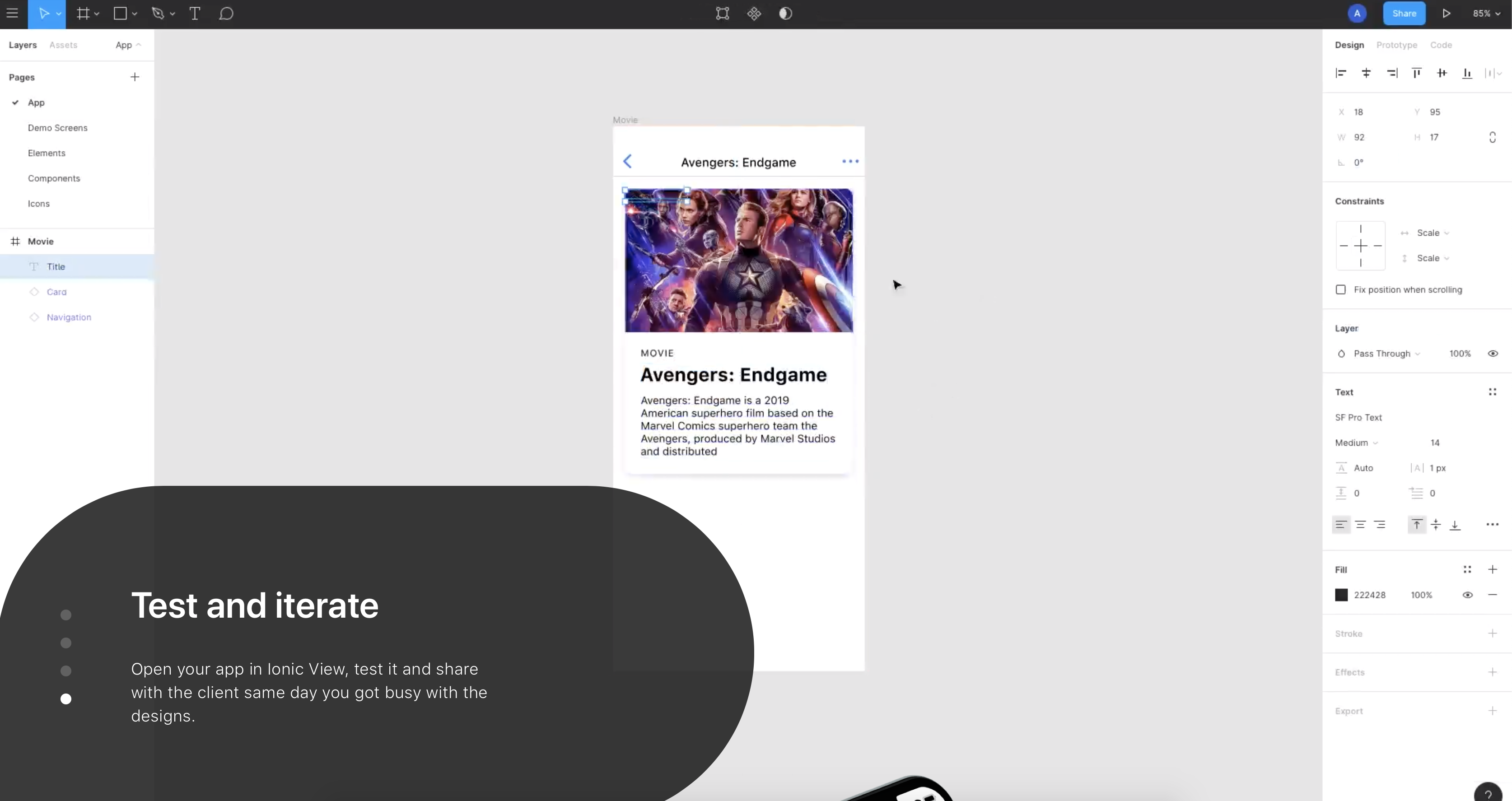 Ionic Figma gallery image