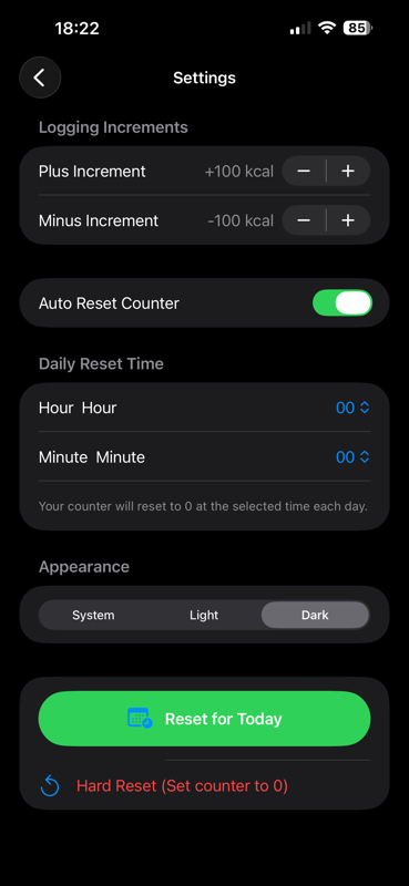 One Count Calorie Counter - Screenshot 4 showing product features and functionality