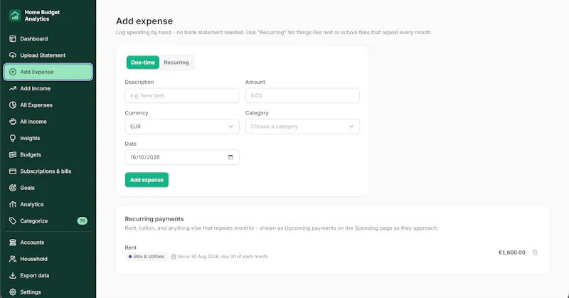 Home Budget Analytics screenshot 11