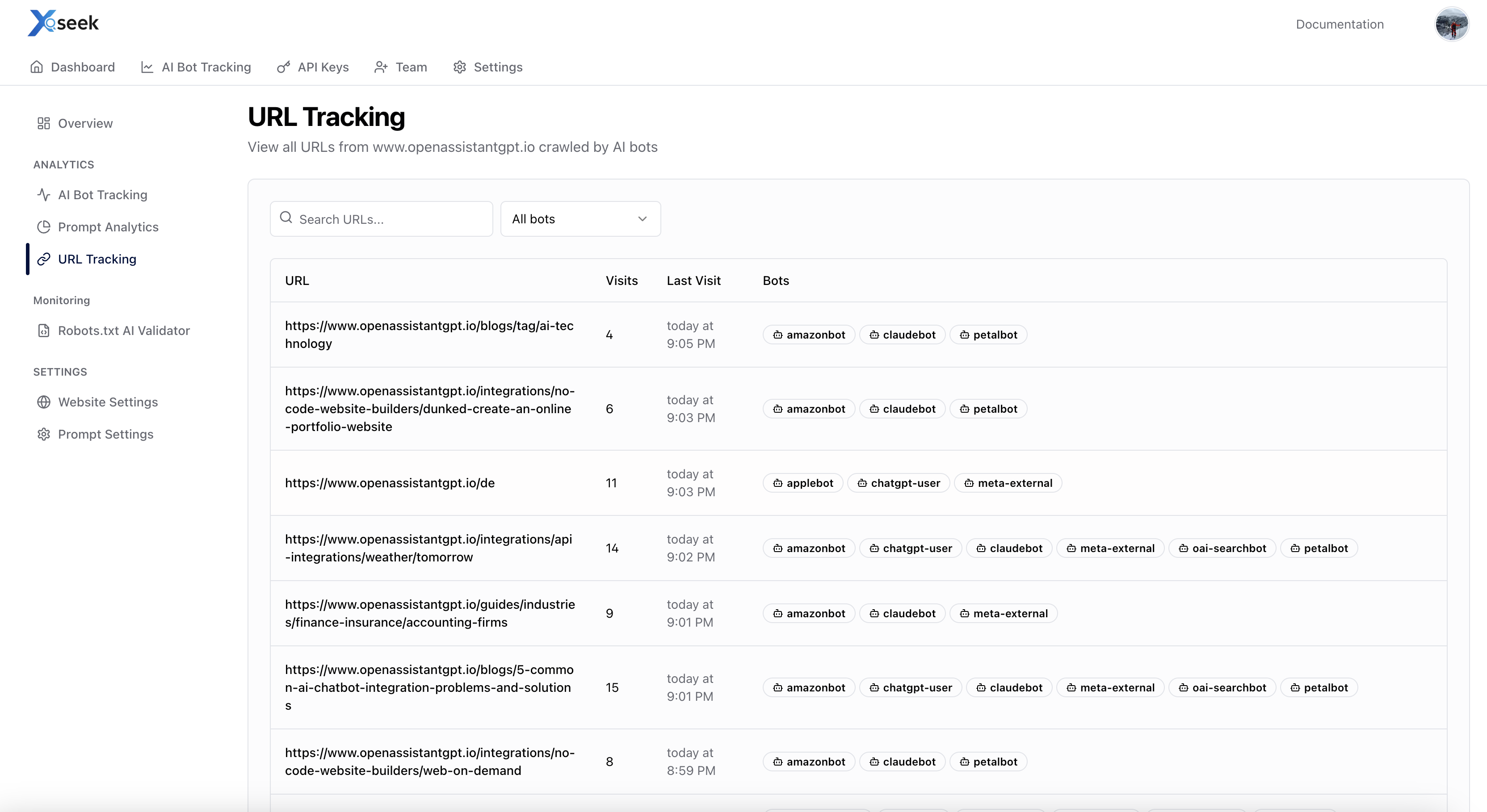 xseek - chatgpt가 언급 한 브랜드를 받으십시오 미디어 6