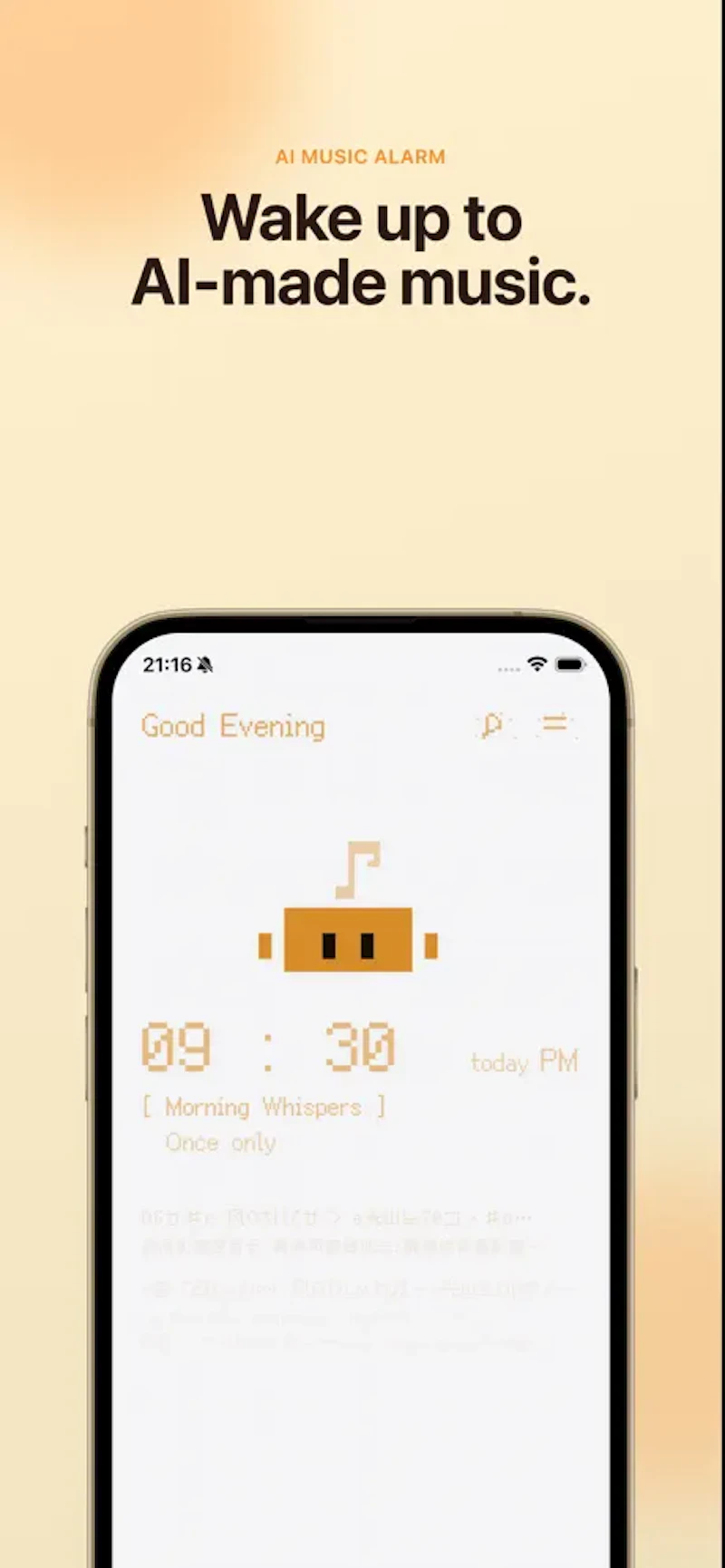 AI Music Alarm screenshot 1