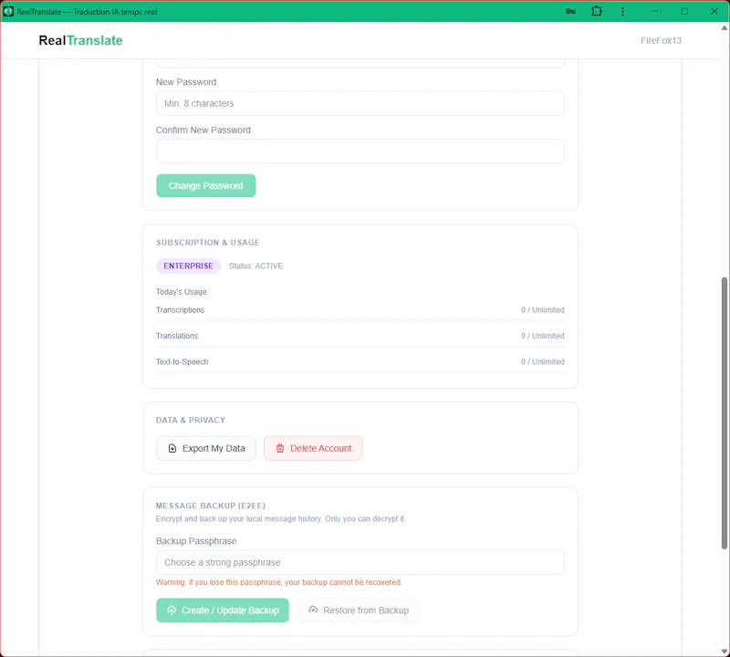RealTranslate screenshot 3