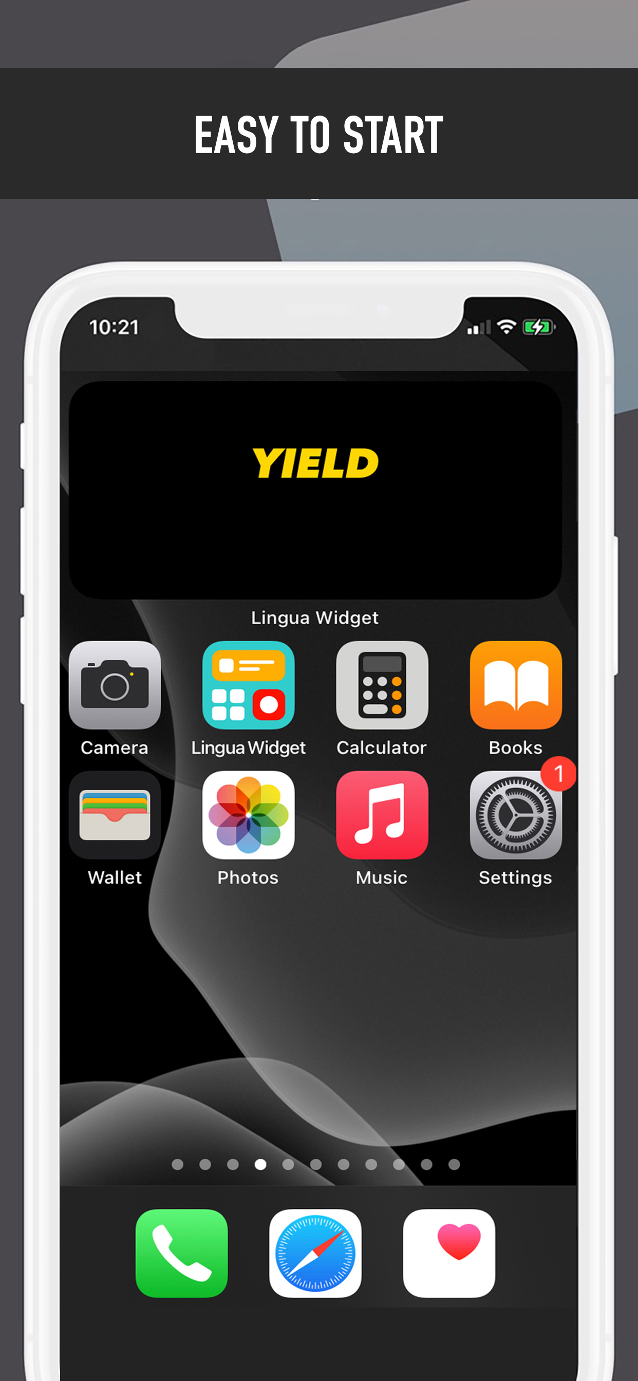 Word widget. English gallery image