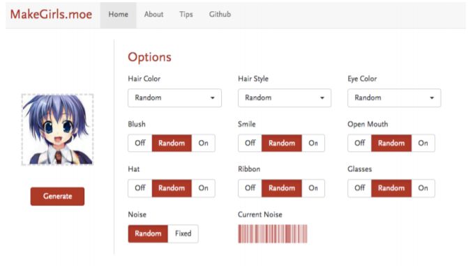 MakeGirls.moe gallery image