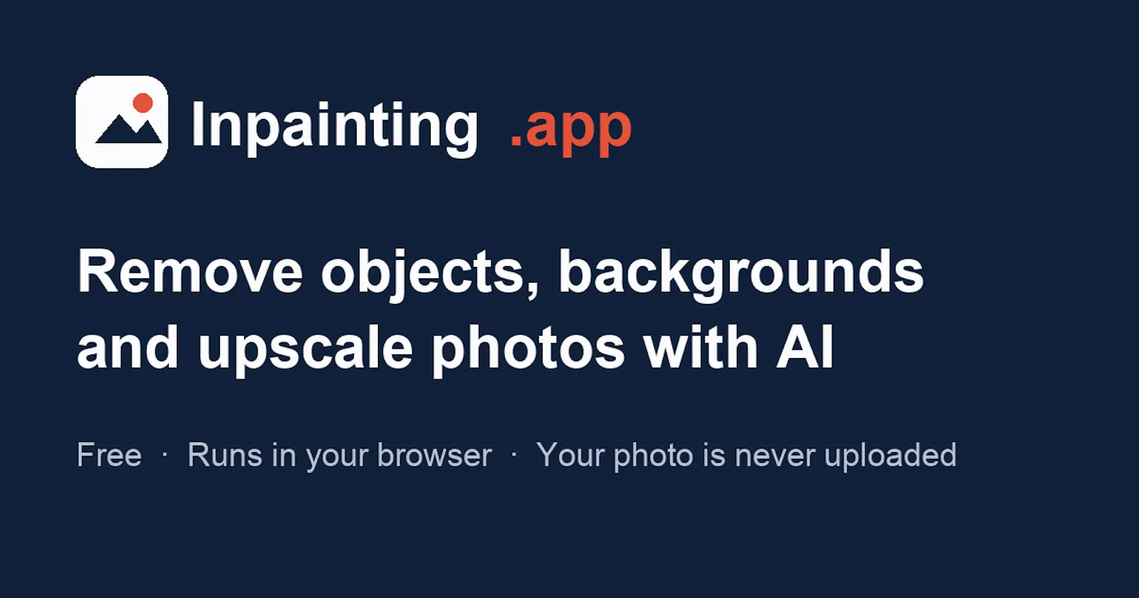 Inpainting.app screenshot 1