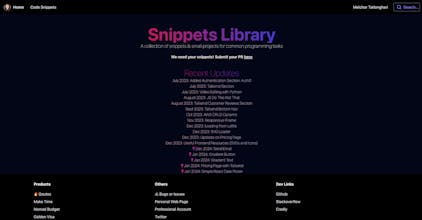 Startup Snippets gallery image