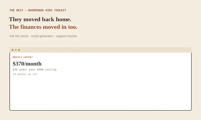 The Nest-Boomerang Kids Money Boundaries screenshot 1