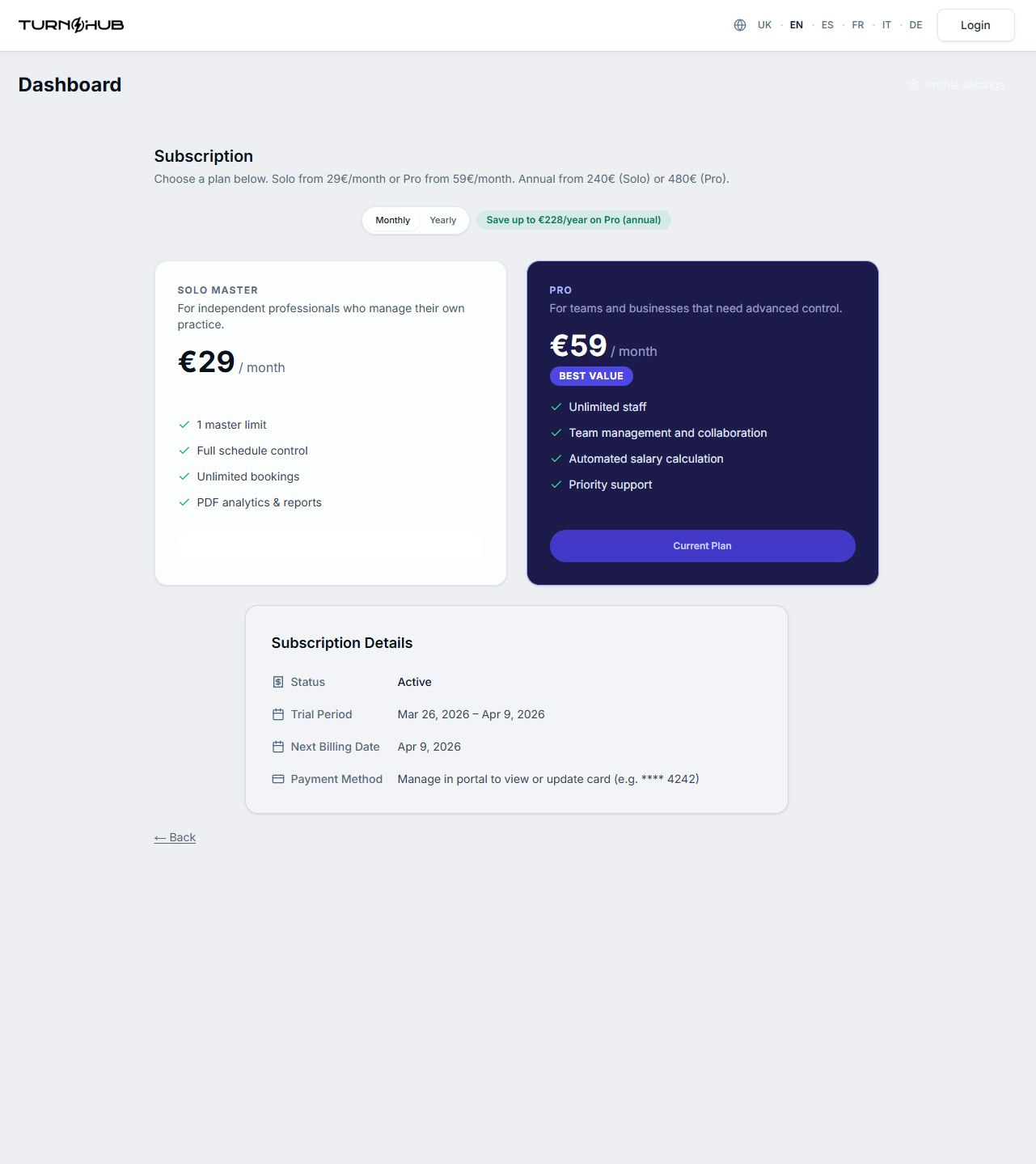 TurnoHub gallery image