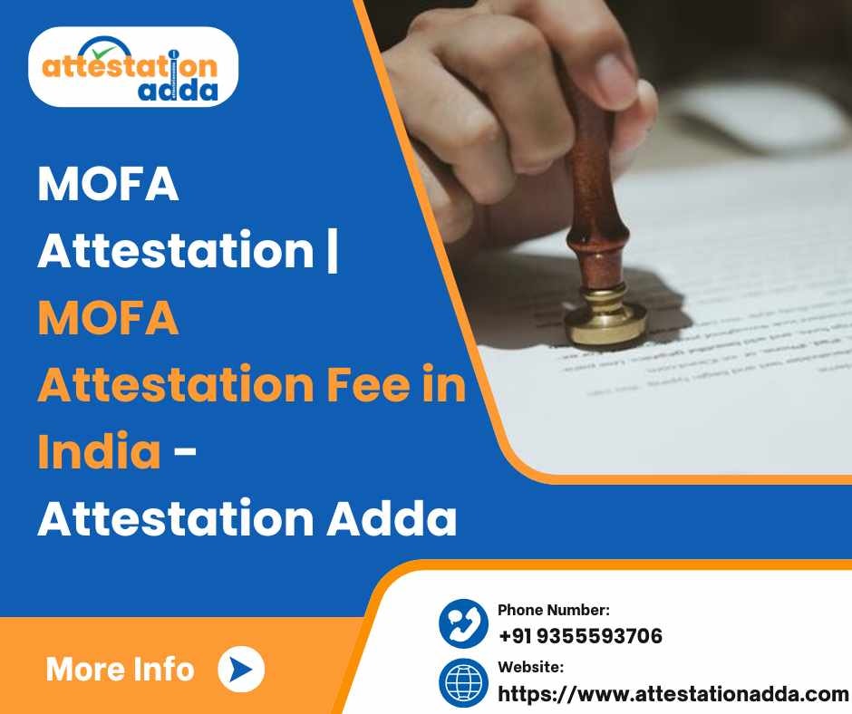 Mídia 1 de MOFA ATESTATATATATION - ATESTATATATION ADDA - MOFA atestado, taxa de atestado de mofa na Índia