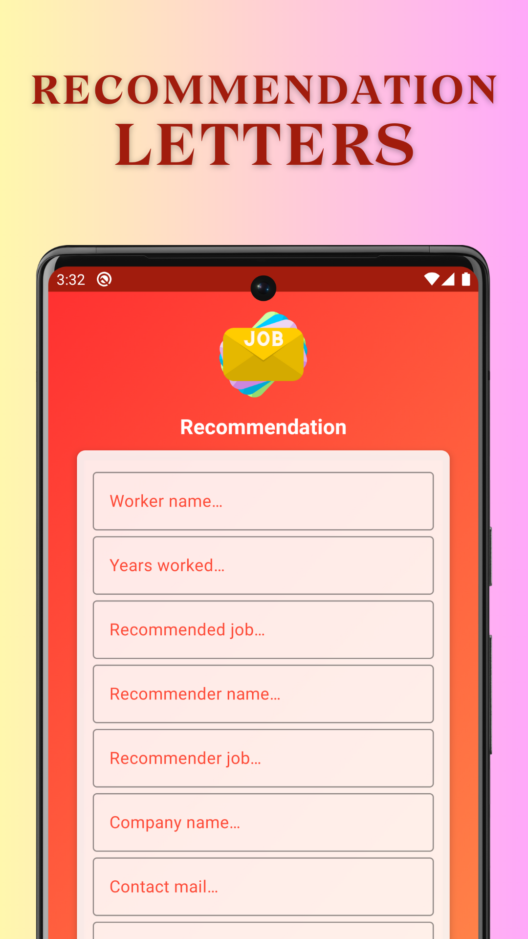 Android के लिए नौकरी पत्र जनरेटर - आसानी से अपने स्वयं के नौकरी पत्र उत्पन्न करें, जैसे नौकरी इस्तीफा मीडिया 5
