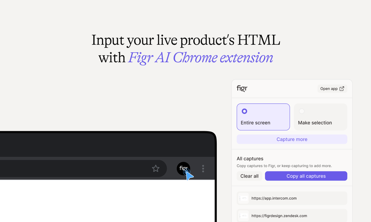Figr AI - Screenshot 3 showing product features and functionality