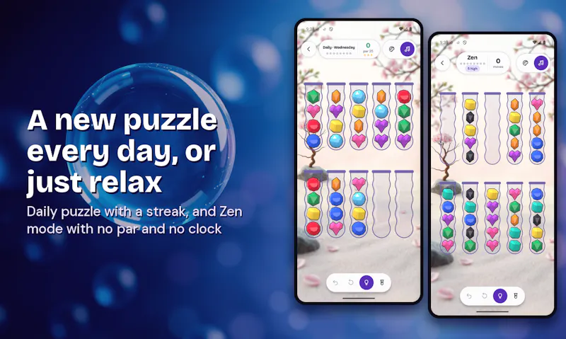 Hue Haven: Calm Ball Sort screenshot 4