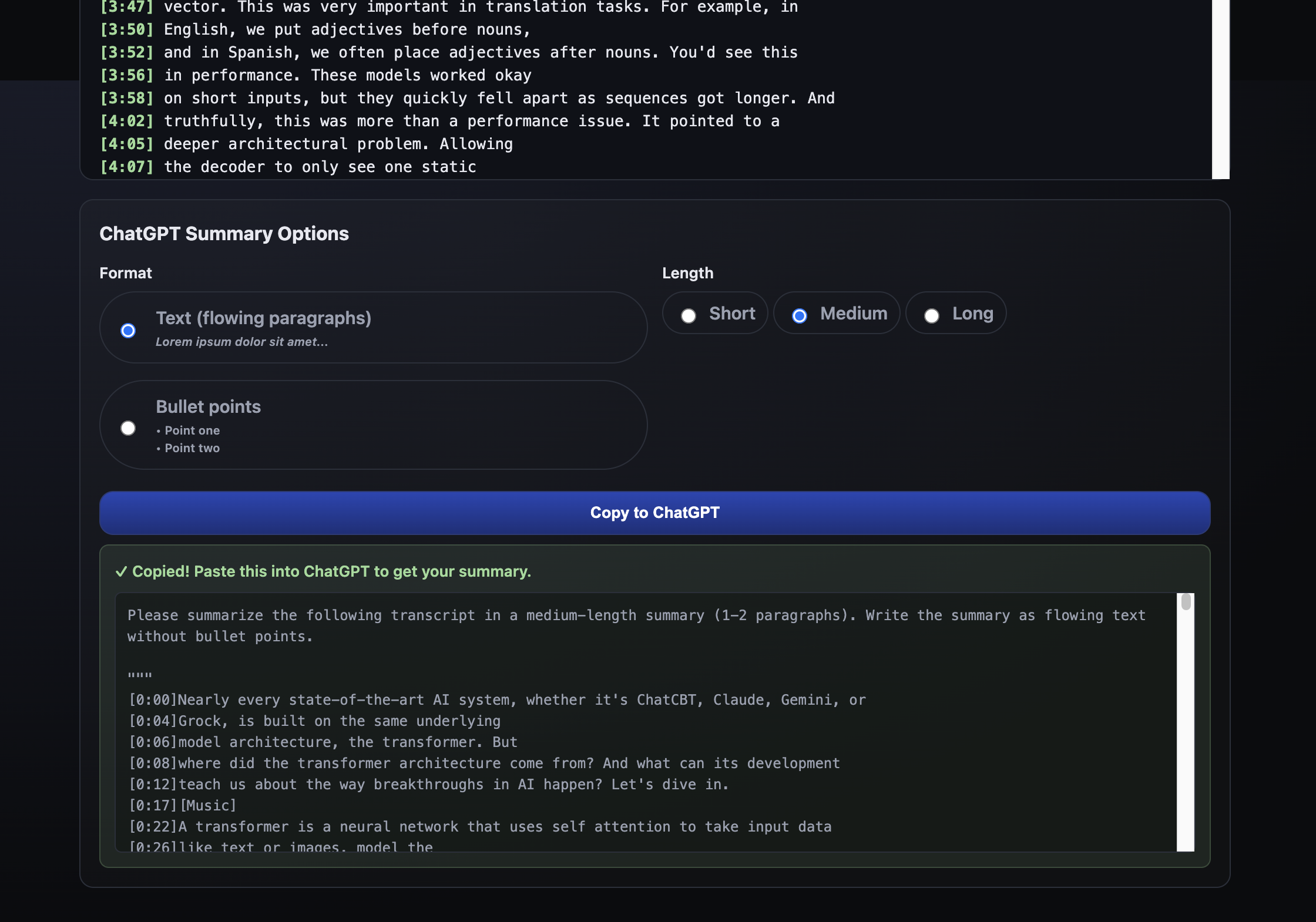 Summy News - Summarize Youtube videos gallery image