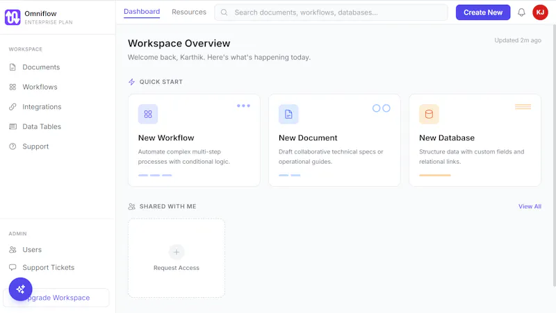 Omniflow screenshot 2