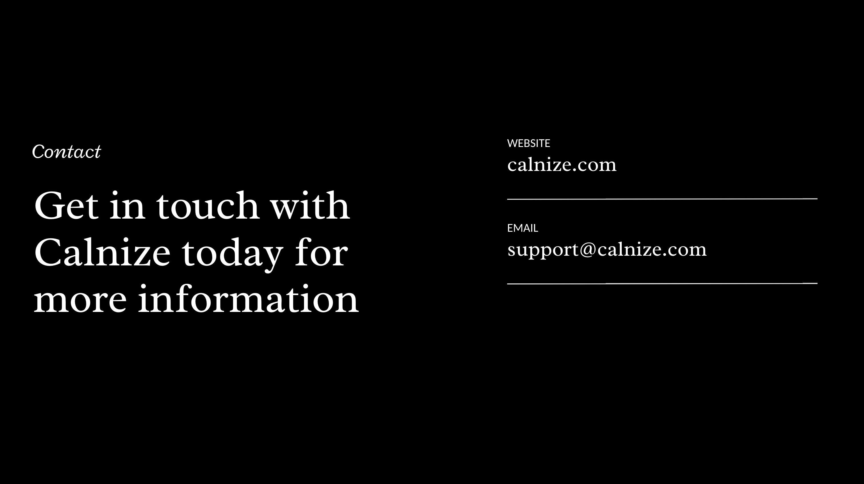 Calnize gallery image