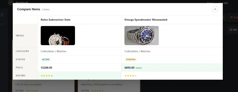MyItemVault screenshot 6