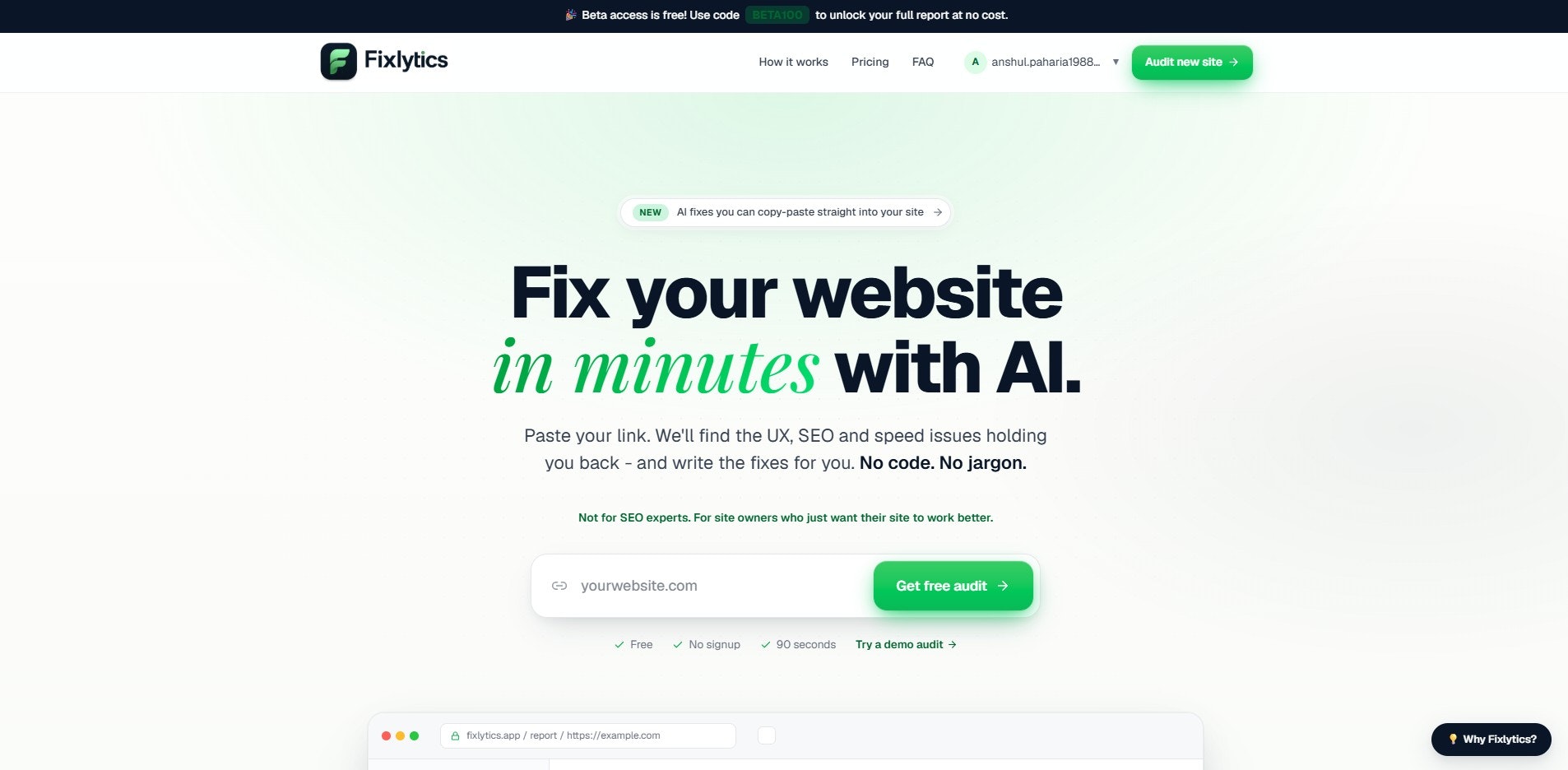 Fixlytics gallery image