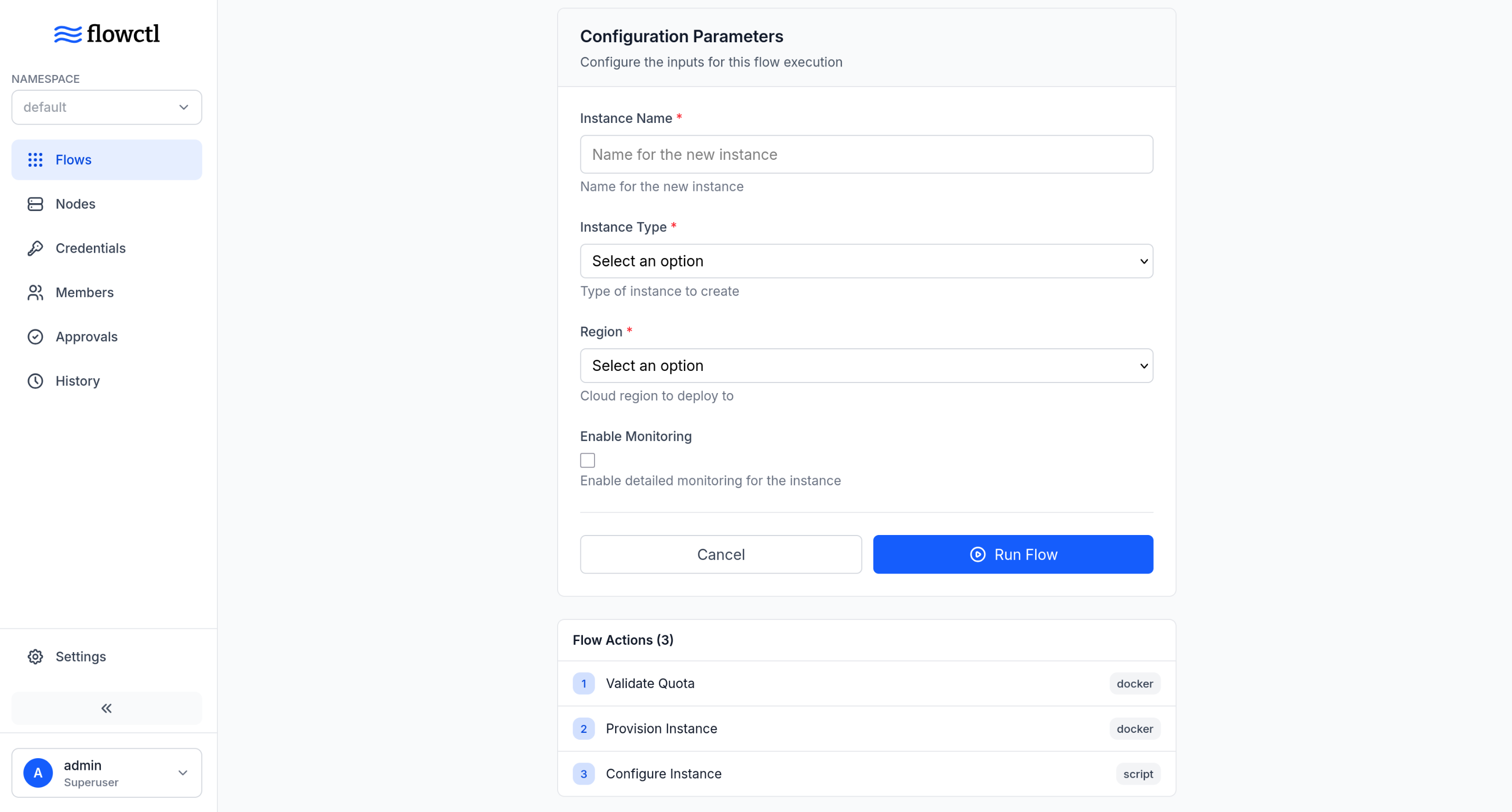 flowctl - Screenshot 2 showing product features and functionality