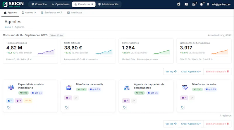 SEION backoffice with AI screenshot 4