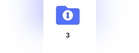 Poll option Number 3 : Folder Icon with Lock image