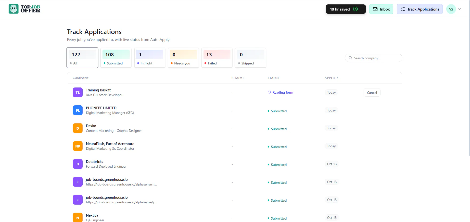TopJobOffer — AI Job Search & Auto Apply gallery image