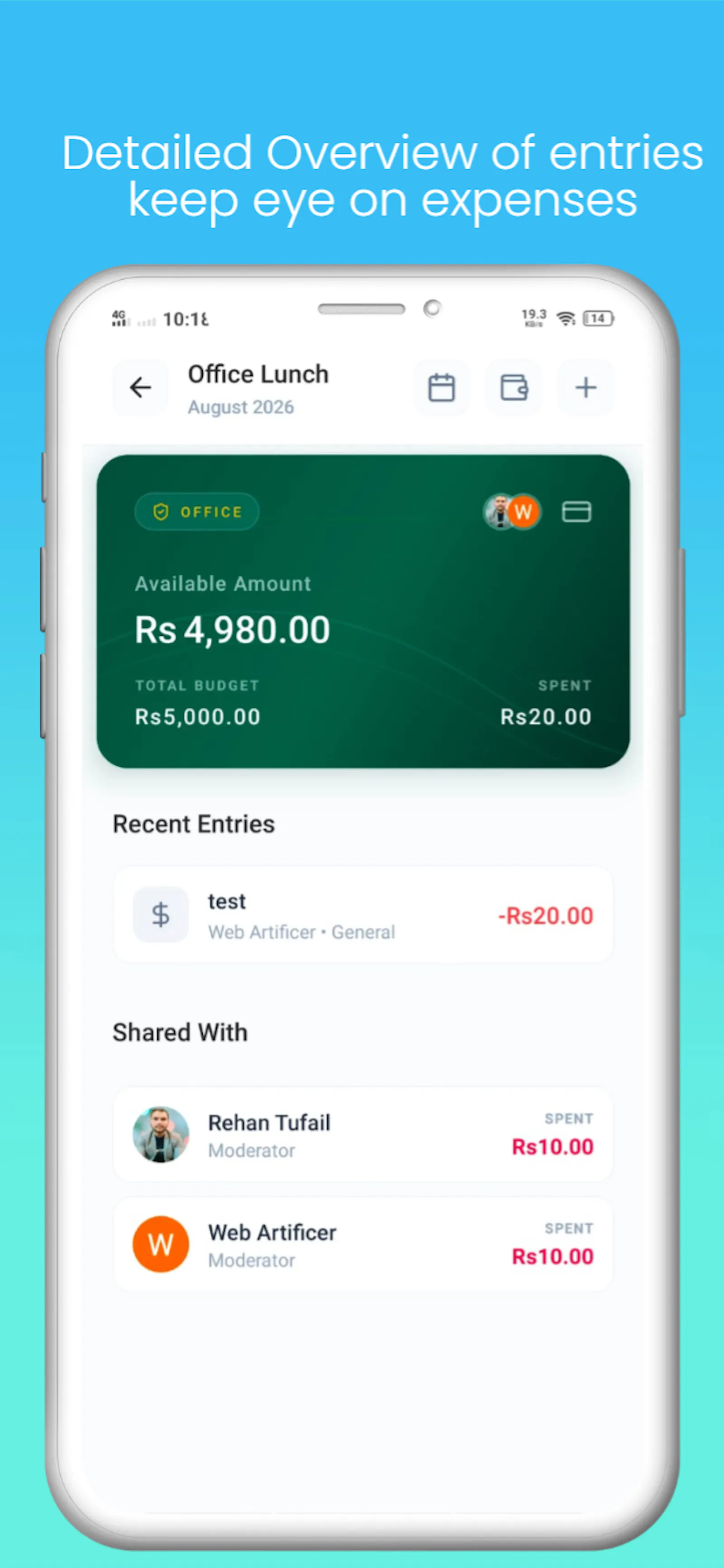 WeSpend screenshot 6