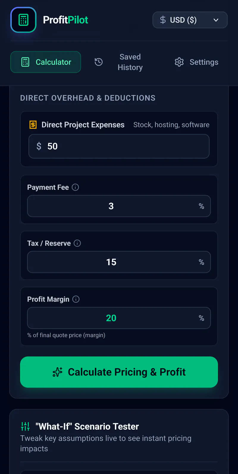 ProfitPilot screenshot 3