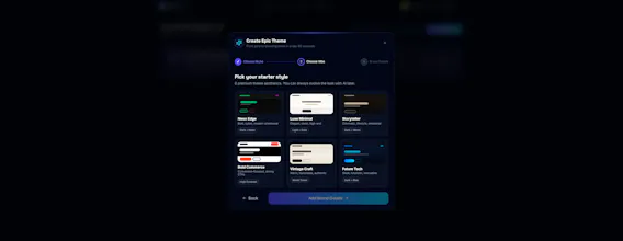 VibeForge - Vibe Code Shopify Themes gallery image