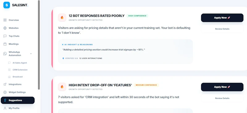 SalesInt screenshot 3