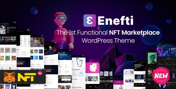 Thème du marché wordpress enefti media 1