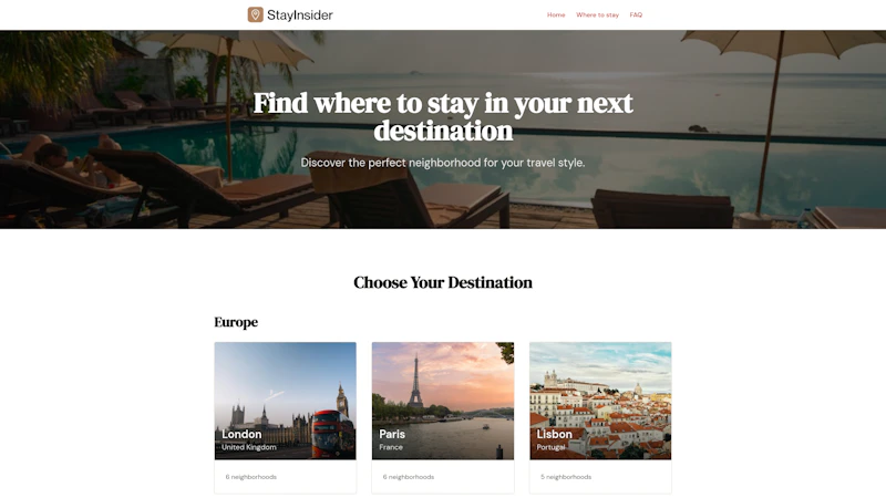 StayInsider screenshot 1