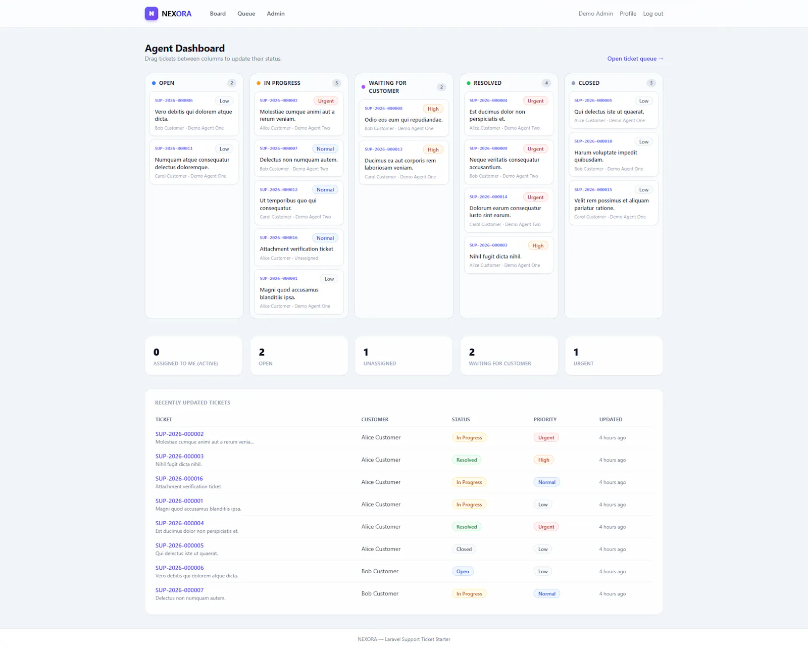 Laravel Support Portal Starter Kit screenshot 5