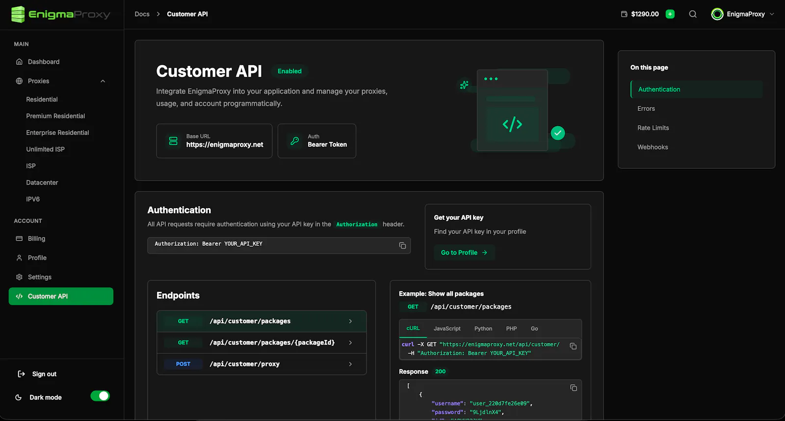 EnigmaProxy screenshot 5