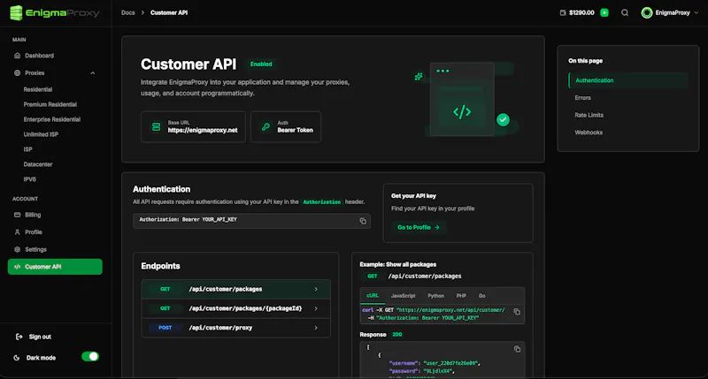 EnigmaProxy screenshot 5