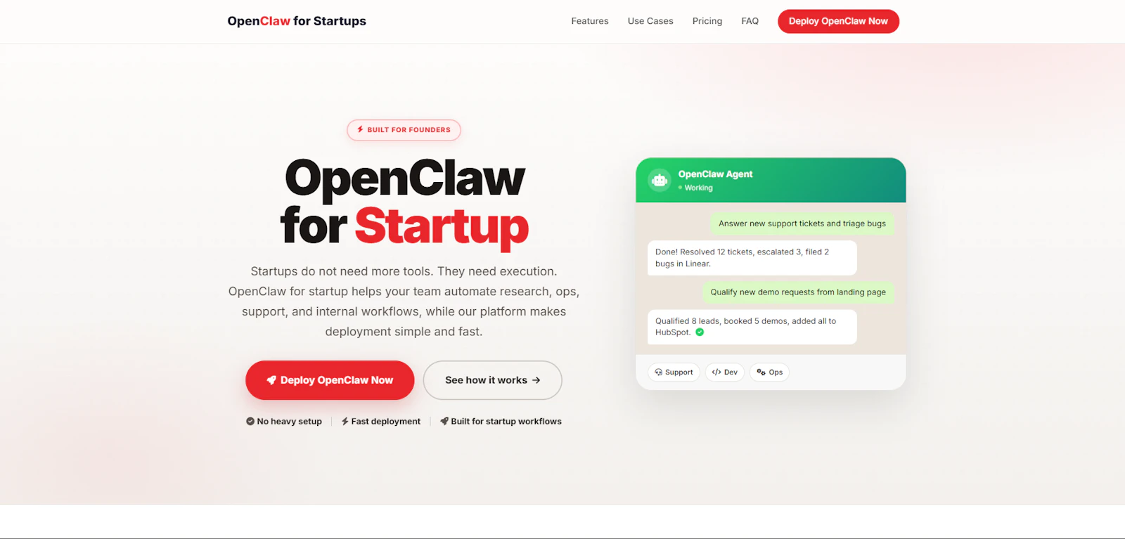 OpenClaw for Startups screenshot 1