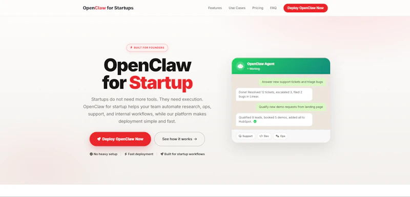 OpenClaw for Startups screenshot 1