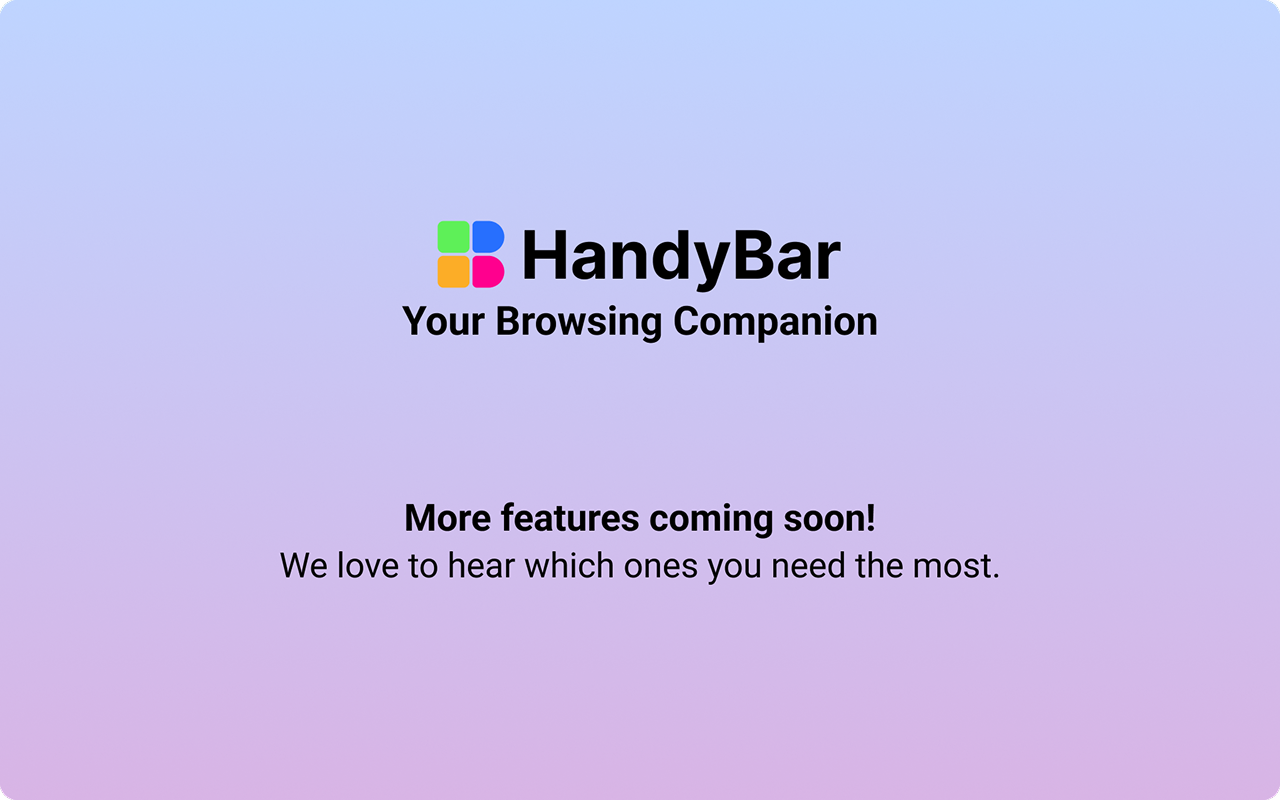 HandyBar - Screenshot 5 showing product features and functionality
